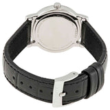 Tissot Carson Premium Lady Silver Dial Black Leather Strap Watch For Women - T122.210.16.033.00 Buy Now By Tissot