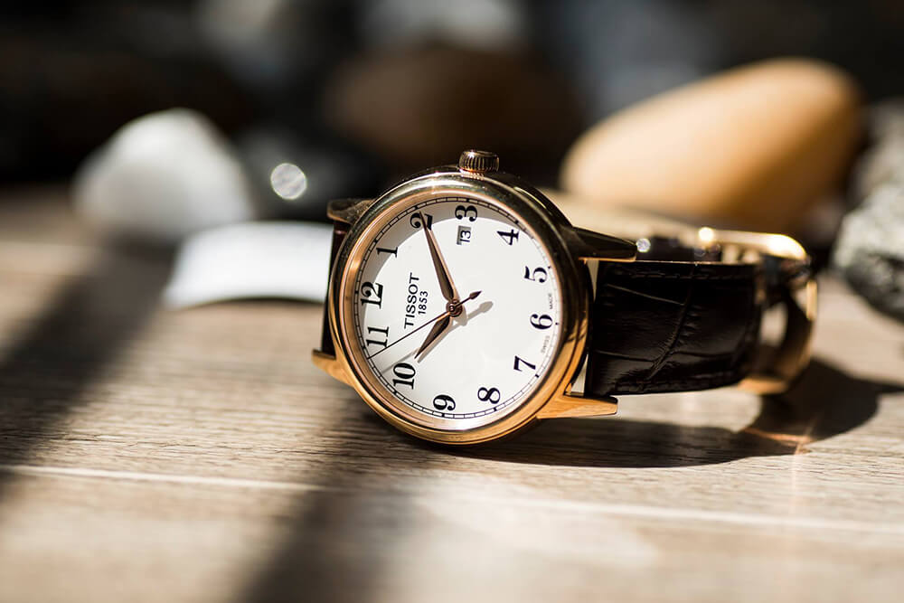 Tissot T Classic Carson Quartz White Dial Brown Leather Strap Watch for Men - T085.410.36.012.00 Buy Now By Tissot