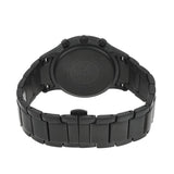 Emporio Armani Renato Chronograph Mother of Pearl Black Dial Black Steel Strap Watch For Men - AR11275 Buy Now By Emporio Armani