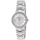 Fossil Virginia Silver Dial Silver Steel Strap Watch for Women - ES3282 Buy Now By Fossil