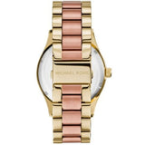 Michael Kors Layton Rose Gold Dial Gold Stainless Steel Strap Watch for Women - MK6476 Buy Now By Michael Kors