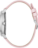 Guess Dahlia Analog Silver Dial Pink Leather Strap Watch for Women - GW0529L1 Buy Now By Guess