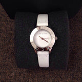 Marc Jacobs Mini Blade White Dial White Leather Strap Watch for Women - MBM1206 Buy Now By Marc Jacobs