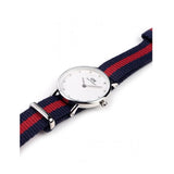 Daniel Wellington Classy Oxford White Dial Two Tone Nylon Strap Watch For Women - DW00100072 Buy Now By Daniel Wellington
