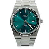 Tissot PRX Green Dial Silver Steel Strap Watch for Men - T137.410.33.091.00 Buy Now By Tissot