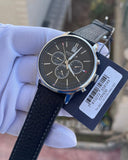 Tommy Hilfiger Kyle Quartz Black Dial Black Leather Strap Watch for Men - 1791630 Buy Now By Tommy Hilfiger