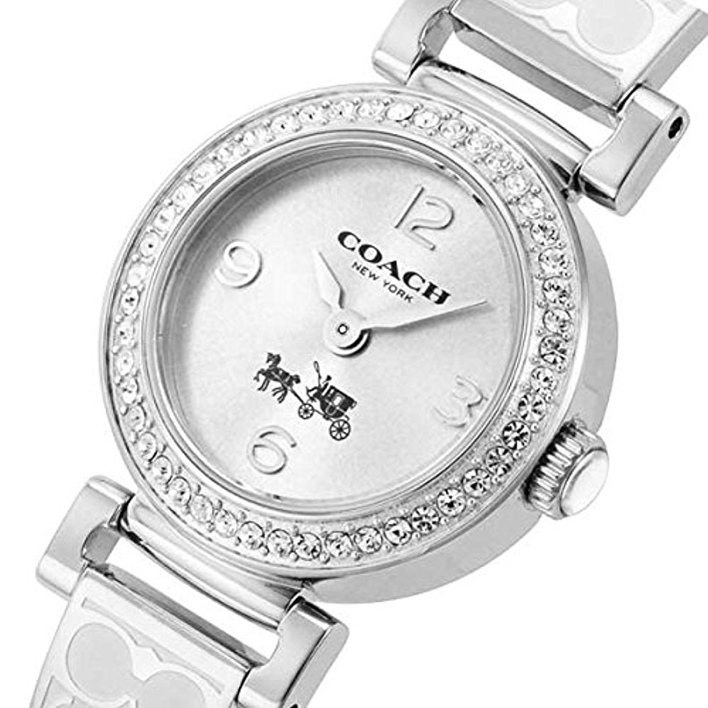 Coach Madison White Dial Silver Steel Strap Watch for Women - 14502201 Buy Now By Coach