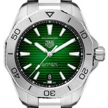 Tag Heuer Aquaracer Professional 200 Automatic Green Dial Silver Steel Strap Watch for Men - WBP2115.BA0627 Buy Now By Tag Heuer