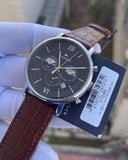 Tommy Hilfiger Evan Chronograph Blue Dial Brown Leather Strap Watch for Men - 1710393 Buy Now By Tommy Hilfiger