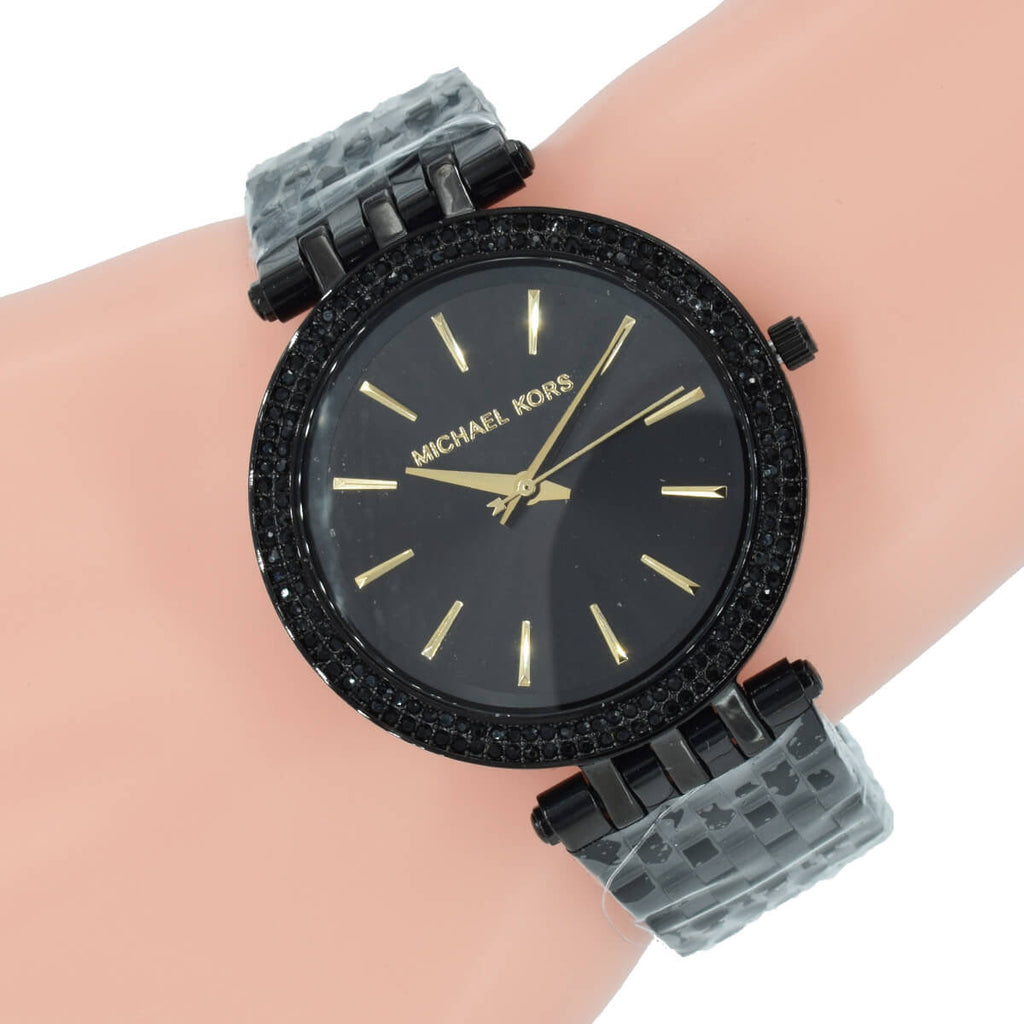 Michael Kors Darci Black Dial Black Steel Strap Watch for Women - MK3337 Buy Now By Michael Kors