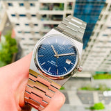 Tissot PRX Powermatic 80 Blue Dial Silver Steel Strap Watch For Men - T137.407.11.041.00 Buy Now By Tissot