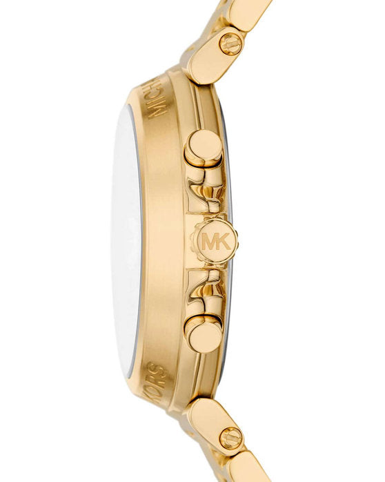 Michael Kors Maren Chronograph Gold Dial Gold Steel Strap Watch for Women - MK7493 Buy Now By Michael Kors