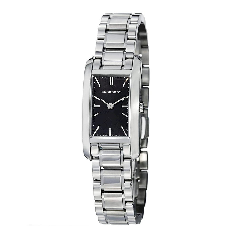Burberry Heritage Black Dial Silver Stainless Steel Strap Watch for Women - BU9501 Buy Now By Burberry