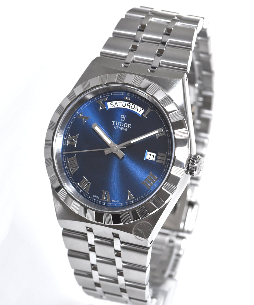 Tudor Royal Automatic Blue Dial Silver Steel Strap Watch for Men - M28600-0005 Buy Now By Tudor