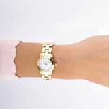 Marc Jacobs Mini Amy White Dial Gold Steel Strap Watch for Women - MBM3057 Buy Now By Marc Jacobs