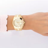Marc Jacobs Blade Chronograph Gold Dial Gold Steel Strap Watch for Women - MBM3101 Buy Now By Marc Jacobs