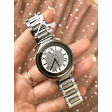 Movado Bold Crystal Pave Silver Dial Silver Steel Strap Watch for Women - 3600254 Buy Now By Movado