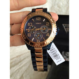 Guess BFF Multifunction Blue Dial Two Tone Steel Strap Watch for Women - W0231L6 Buy Now By Guess