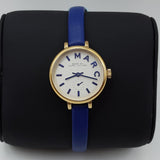 Marc Jacobs Sally White Dial Blue Leather Strap Watch for Women - MBM1354 Buy Now By Marc Jacobs