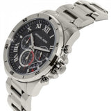 Michael Kors Brecken Chronograph Quartz Black Dial Silver Steel Strap Watch For Men - MK8438 Buy Now By Michael Kors