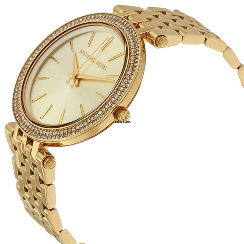 Michael Kors Darci Gold Dial Gold Steel Strap Watch for Women - MK4325 Buy Now By Michael Kors