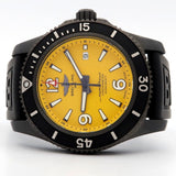 Breitling Superocean Automatic 46mm Yellow Dial Black Rubber Strap Watch for Men - M17368D71I1S1 Buy Now By Breitling