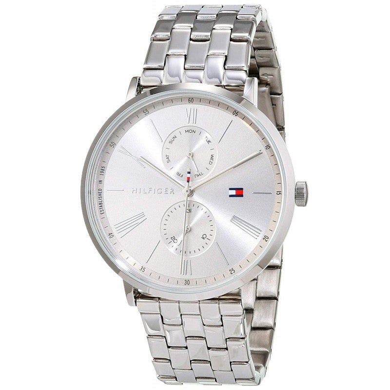Tommy Hilfiger Jenna Quartz White Dial Silver Steel Strap Watch for Women - 1782068 Buy Now By Tommy Hilfiger