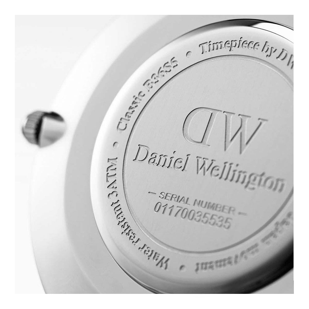 Daniel Wellington Classic Cornwall White Dial Black Nylon Strap Watch For Men - DW00100260 Buy Now By Daniel Wellington