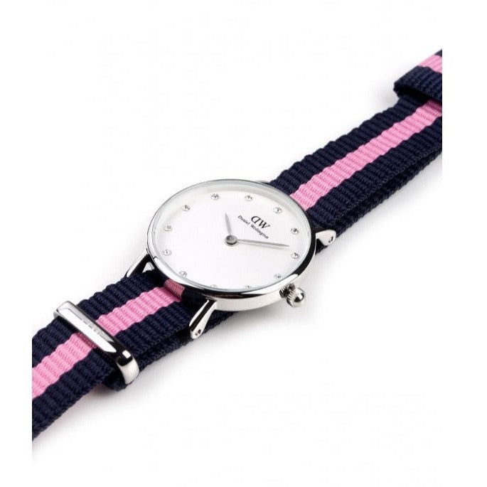 Daniel Wellington Classy Winchester White Dial Two Tone NATO Strap Watch For Women - DW00100073 Buy Now By Daniel Wellington
