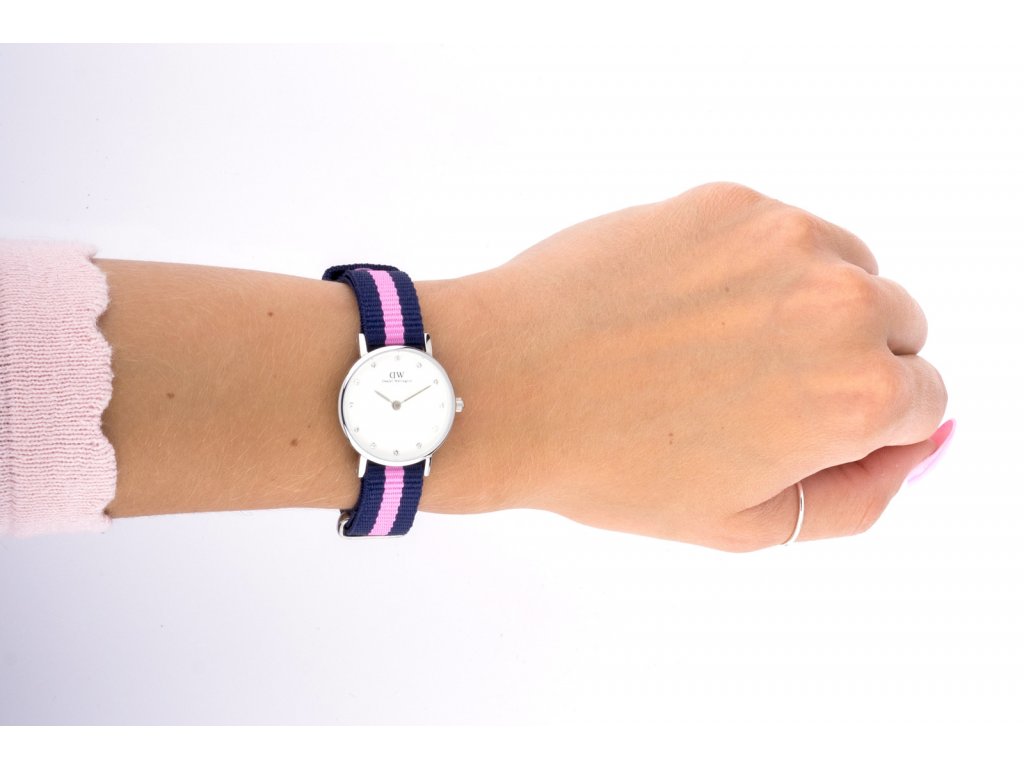 Daniel Wellington Classy Winchester White Dial Two Tone NATO Strap Watch For Women - DW00100073 Buy Now By Daniel Wellington