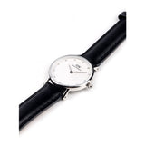 Daniel Wellington Classy Sheffield White Dial Black Leather Strap Watch For Women - DW00100068 Buy Now By Daniel Wellington