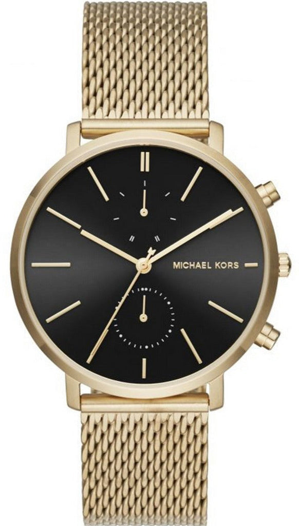 Michael Kors Jaryn Black Dial Gold Steel Strap Watch for Men - MK8503 Buy Now By Michael Kors
