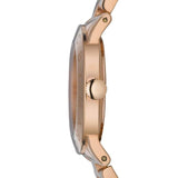Marc Jacobs Amy White Dial Rose Gold Steel Strap Watch for Women - MBM3077 Buy Now By Marc Jacobs