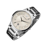 Emporio Armani Classic Quartz White Dial Silver Steel Strap Watch For Men - AR2430 Buy Now By Emporio Armani