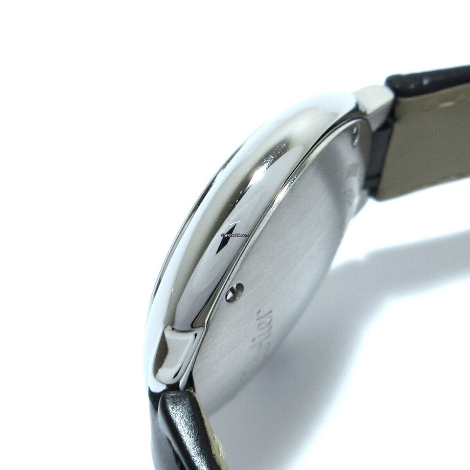 Cartier Ballon Bleu Silver Dial Black Leather Strap Watch for Women - W69018Z4 Buy Now By Cartier