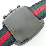 Gucci Coupe Chronograph Quartz Black Two Tone NATO Strap Watch For Men - YA131202 Buy Now By Gucci