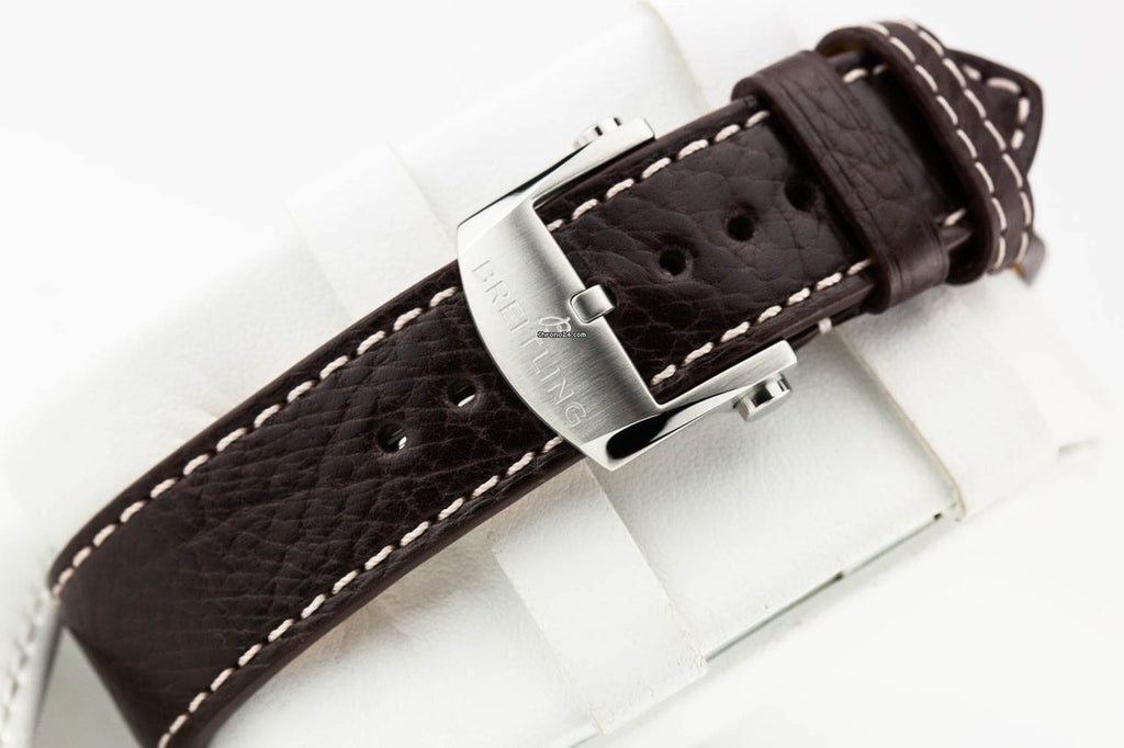 Breitling Top Time B01 Deus Black Dial Black Leather Strap Watch for Men - AB01765A1B1X1 Buy Now By Breitling