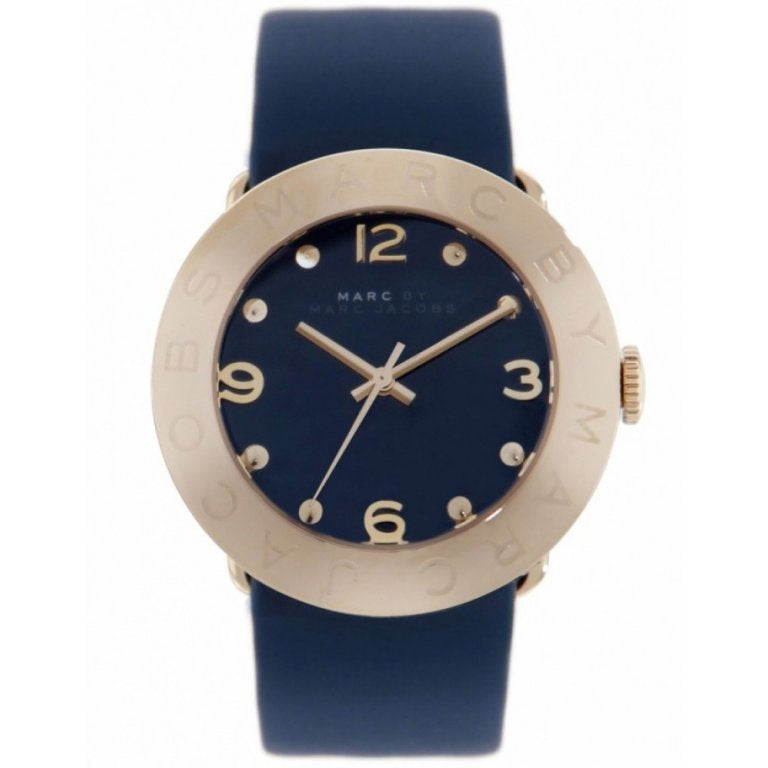 Marc Jacobs Blade Blue Dial Blue Leather Strap Watch for Women - MBM1224 Buy Now By Marc Jacobs