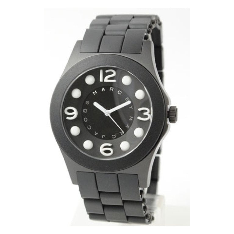 Marc Jacobs Pelly Black Dial Black Silicone Strap Watch for Women - MBM2516 Buy Now By Marc Jacobs
