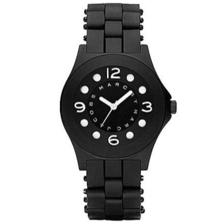 Marc Jacobs Pelly Black Dial Black Silicone Strap Watch for Women - MBM2528 Buy Now By Marc Jacobs