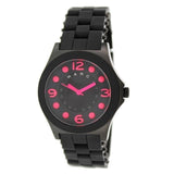Marc Jacobs Pelly Black Dial Black Silicone Strap Watch for Women - MBM2530 Buy Now By Marc Jacobs
