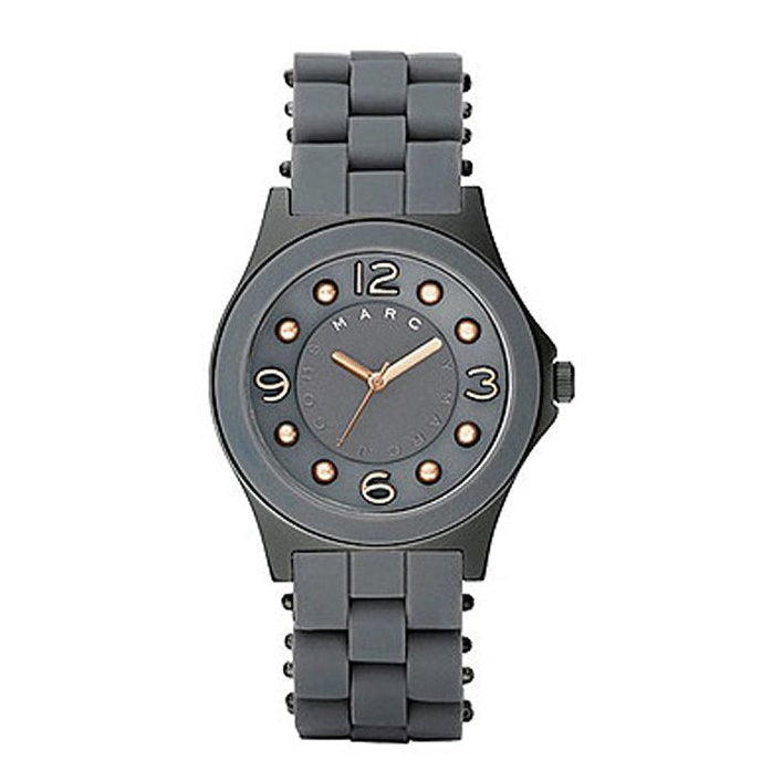 Marc Jacobs Pelly Grey Dial Grey Silicone Strap Watch for Women - MBM2537 Buy Now By Marc Jacobs