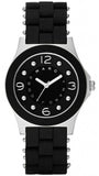Marc Jacobs Pelly Black Dial Black Silicone Strap Watch for Women - MBM2541 Buy Now By Marc Jacobs