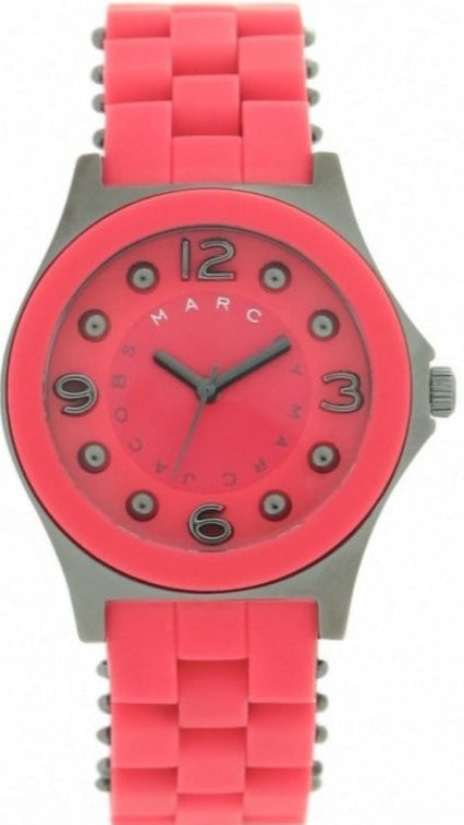 Marc Jacobs Pelly Red Dial Red Silicone Strap Watch for Women - MBM2590 Buy Now By Marc Jacobs