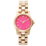 Marc Jacobs Henry Dinky Pink Dial Rose Gold Steel Strap Watch for Women - MBM3203 Buy Now By Marc Jacobs