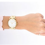 Marc Jacobs Baker White Dial Gold Steel Strap Watch for Women - MBM3243 Buy Now By Marc Jacobs