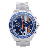 Tag Heuer Formula 1 Gulf Edition Chronograph Blue Dial Silver Steel Strap Watch for Men - CAZ101AT.BA0842 Buy Now By Tag Heuer