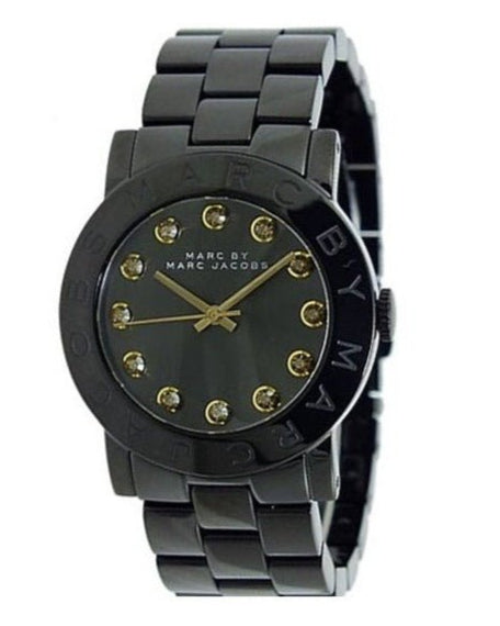 Marc Jacobs Amy Black Dial Black Steel Strap Watch for Women - MBM8595 Buy Now By Marc Jacobs