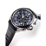 Hugo Boss Driver Sport Chronograph Blue Dial Black Leather Strap Watch for Men - 1513077 Buy Now By Hugo Boss
