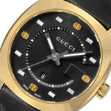 Gucci GG2570 Quartz Black Dial Black Leather Strap Watch For Women - YA142408 Buy Now By Gucci